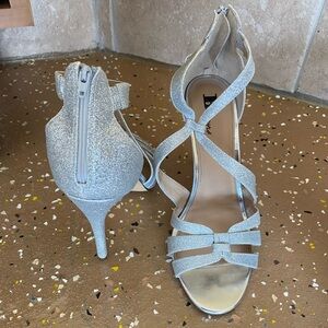 Silver Heels SIZE 9.5